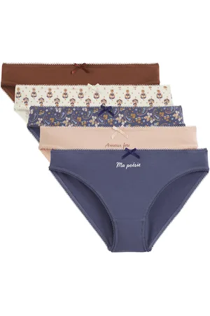 La Redoute Pack of 5 Knickers in Stretch Cotton