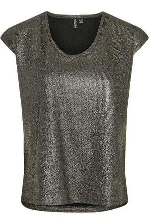 Pieces® Sparkly Short Sleeve T-Shirt