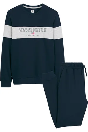 La Redoute Campus Print Fleece Pyjamas in Cotton Blend