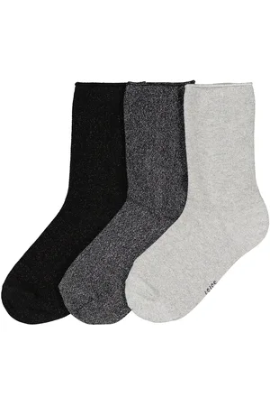 La Redoute Pack of 3 Pairs of Glittery Socks in Cotton Mix