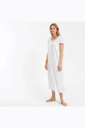 ANNE WEYBURN Brushed Cotton/Lace Nightdress
