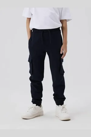 NAME IT Cotton Mix Cargo Joggers