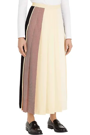 Tommy Hilfiger Striped Full Midi Skirt