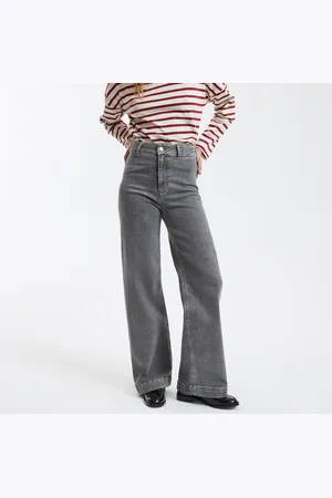 La Redoute Wide Leg Jeans with High Waist