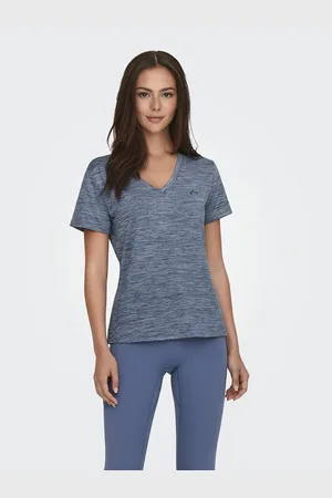 ONLY Core Life Sports T-Shirt with V-Neck and Short Sleeves