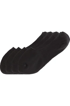Dim Pack of 4 Pairs of Invisible Trainer Socks in Cotton Mix