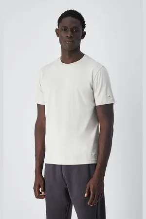 Champion Recycled Cotton T-Shirt with Crew Neck