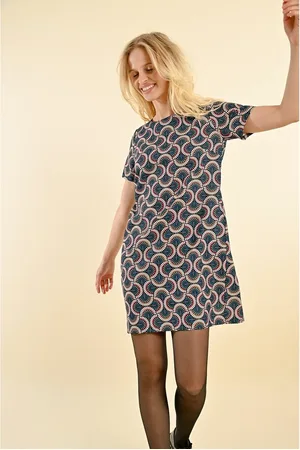 Molly Bracken Graphic Print Mini Dress