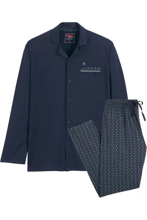 Dodo Cotton Long Sleeve Pyjamas with Shirt Collar