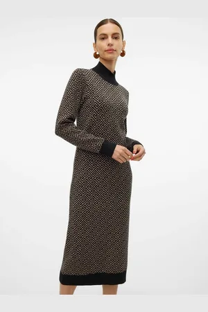 VERO MODA Graphic Print Bodycon Dress