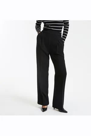 La Redoute Crêpe Wide Leg Trousers, Length 31"