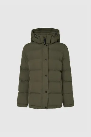 Pepe Jeans Bibi Short Padded Puffer Jacket with Detachable Hood