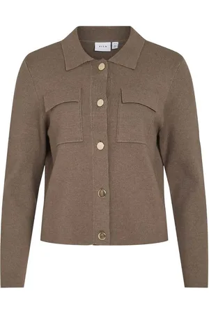 VILA Buttoned Polo Jumper