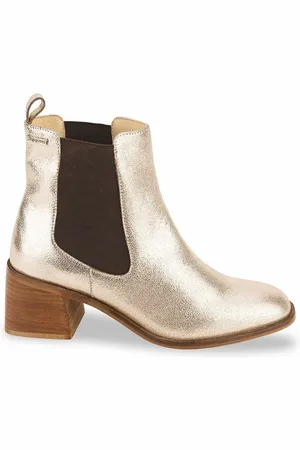 Les Tropéziennes par M Belarbi Filou Leather Chelsea Boots with Block Heel