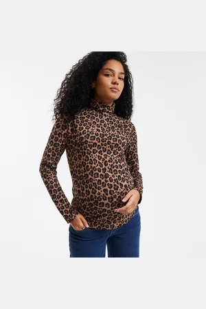 La Redoute Maternity Turtleneck T-Shirt with Long Sleeves
