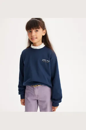 La Redoute Slogan Print Sweatshirt with Crew Neck