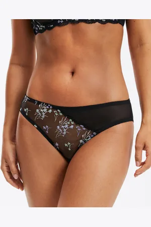 La Redoute Flavie Embroidered Tulle Knickers