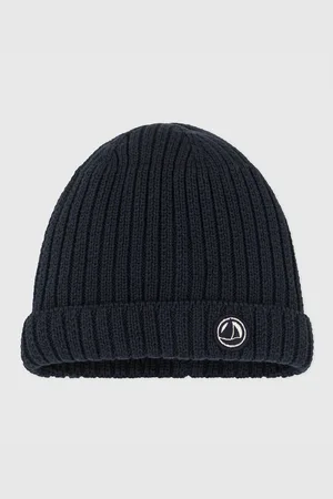 Petit Bateau Cotton Knitted Beanie with Fleece Lining