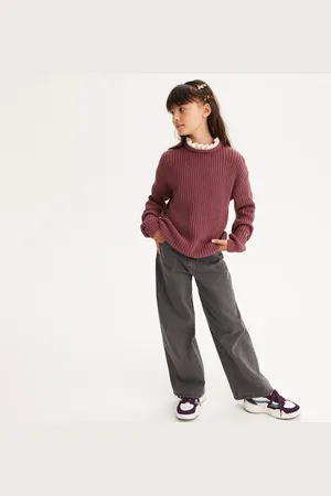 La Redoute 2-in-1 Jumper with Stand-Up Collar in Chunky Cotton Mix Knit