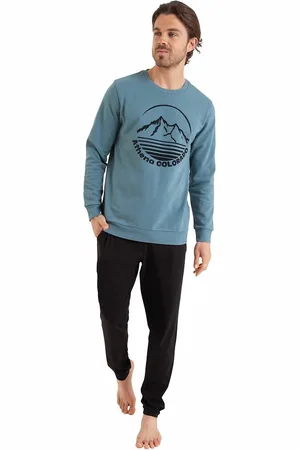 ATHENA Fleece Crew Neck Pyjamas