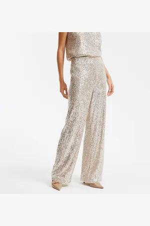 La Redoute Loose Fit Trousers with High Waist and Wide Leg