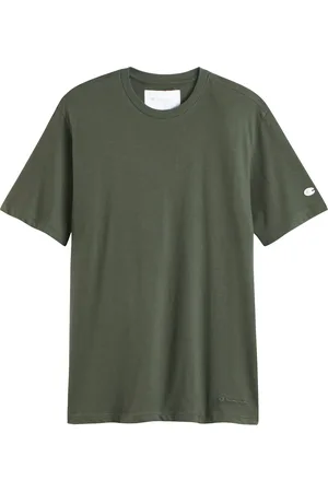 Champion Recycled Cotton T-Shirt with Crew Neck