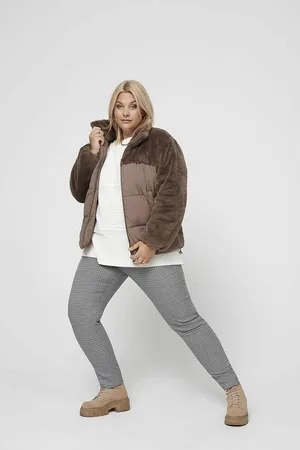 ONLY Dual Fabric Quilted Padded Jacket