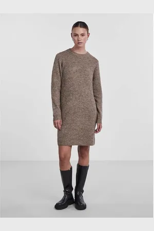Pieces® Brushed Knit Jumper Dress