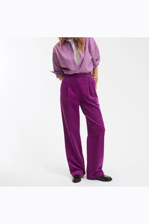 La Redoute Signatures Raph Wide Leg Trousers in Corduroy, Length 31"