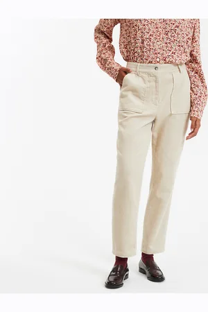 La Redoute Corduroy Cigarette Trousers, Length 27.5"