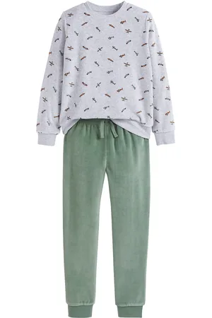 La Redoute Velour Pyjamas with Planes/Cars Print