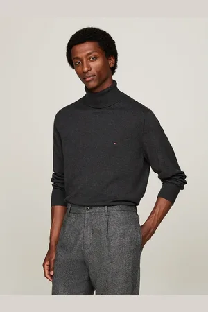 Tommy Hilfiger Pima Cotton/Cashmere Jumper with Turtleneck