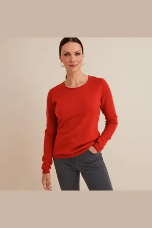 ANNE WEYBURN Cashmere Crew Neck Jumper