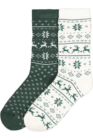 La Redoute Pack of 2 Pairs of Christmas Socks in Cotton Mix