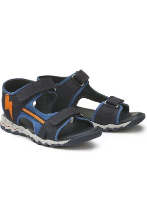 La Redoute Kids Leather Sandals with Touch 