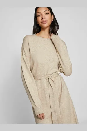 VILA Tie-Waist Jumper Dress
