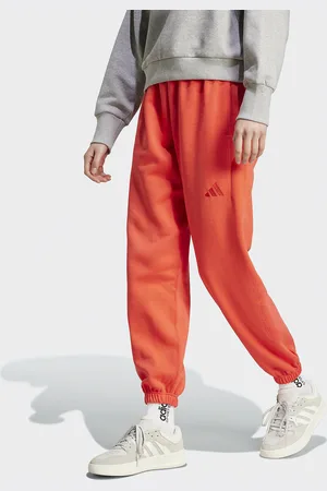 adidas All Seazon Graphic Oversized Joggers in Cotton Mix