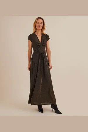 ANNE WEYBURN Sparkly Full Maxi Dress