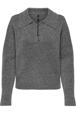 ONLY Brushed Knit Polo Jumper