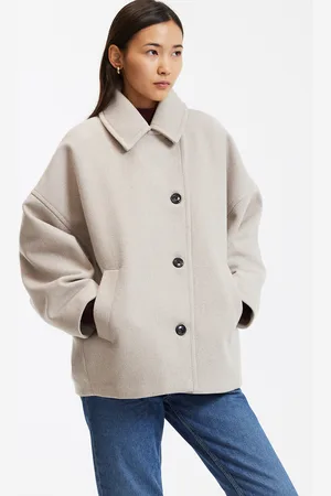 La Redoute Short Oversize Buttoned Coat