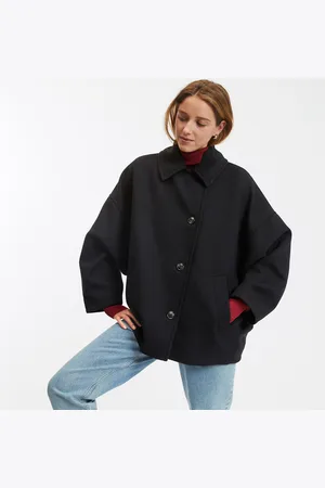 La Redoute Short Oversize Buttoned Coat