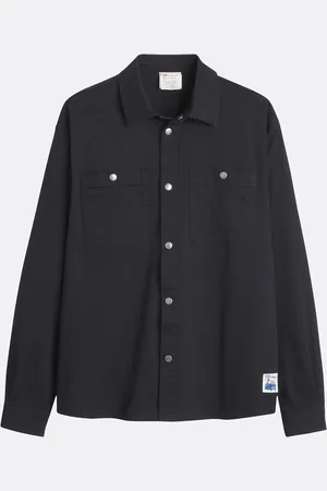 Champion Cotton Long Sleeve Shirt with Front Pockets