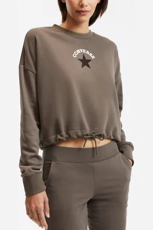 Converse Chuck Crew Cropped Sweatshirt