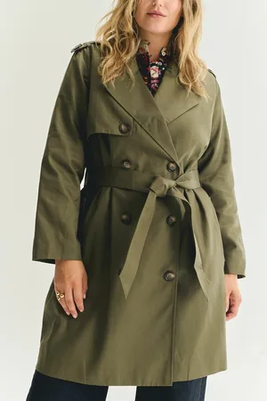 Almé Léon Trench Coat in Cotton Mix