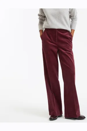 La Redoute Corduroy Wide Leg Trousers, Length 31.5"