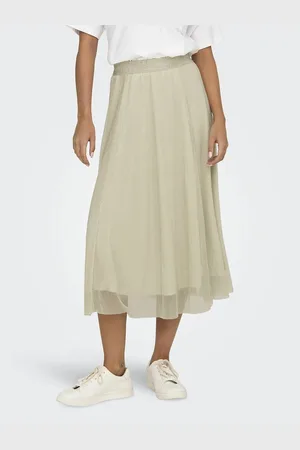ONLY Glittery Full Midi Skirt