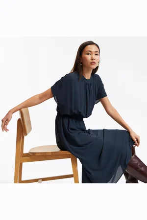 La Redoute Full Maxi Dress with Smocked Elasticated Waist