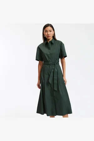 La Redoute Maxi Shirt Dress with Tie-Waist