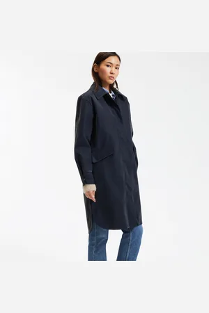 La Redoute Signatures Prisca Oversize Waxed Jacket with Removable Hood