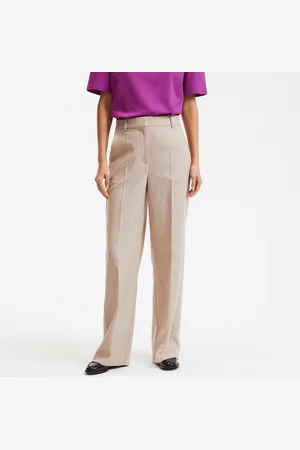 La Redoute Loose Fit Trousers with High Waist and Wide Leg